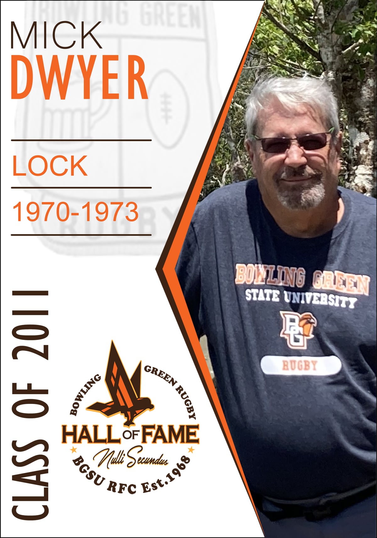 Hall of Fame plaque for Mick Dwyer, Class of 2011